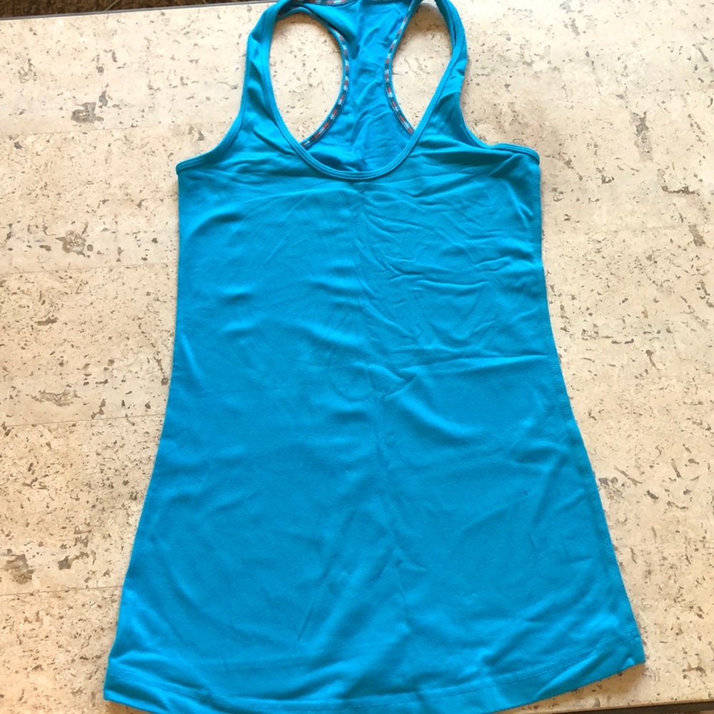 Lululemon turquoise cool racerback tank